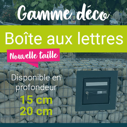 Nouvelle taille de Bo&icirc;te aux lettres