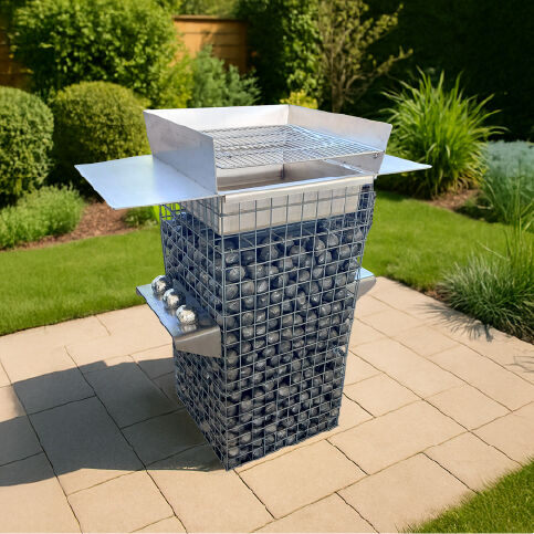le barbecue en gabions, l'alli&eacute; de votre &eacute;t&eacute;