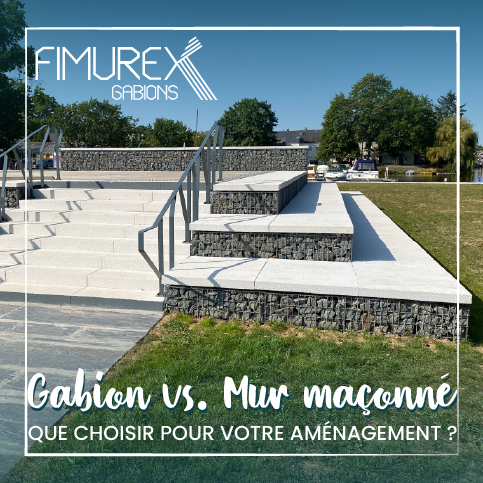 Mur en gabion ou mur maçonné : quelle solution choisir pour vos aménagements extérieurs ?