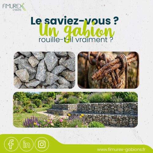 Un gabion peut-il rouiller avec le temps ? Un gabion peut-il rouiller avec le temps ?