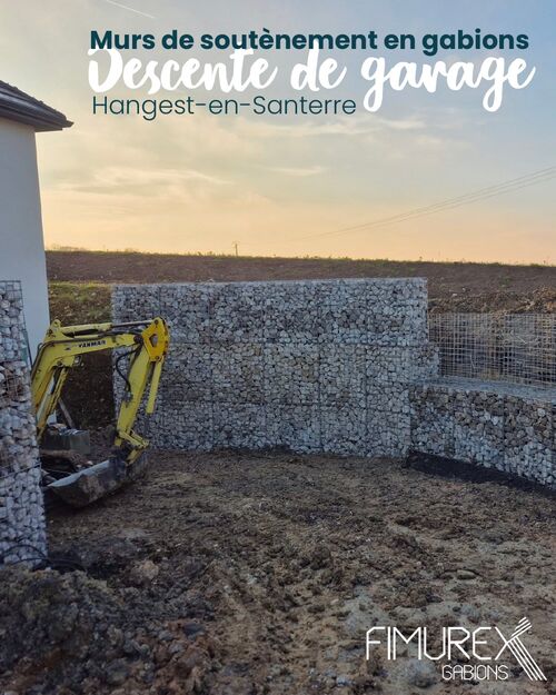 Une belle réalisation de murs de soutènement dans la Somme Une belle réalisation de murs de soutènement dans la Somme