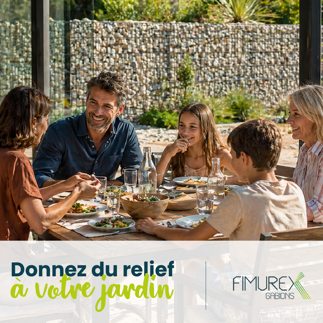 Donnez du relief &agrave; votre jardin avec le gabion