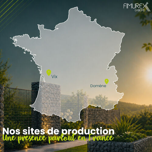 Sites de production Fimurex Gabions