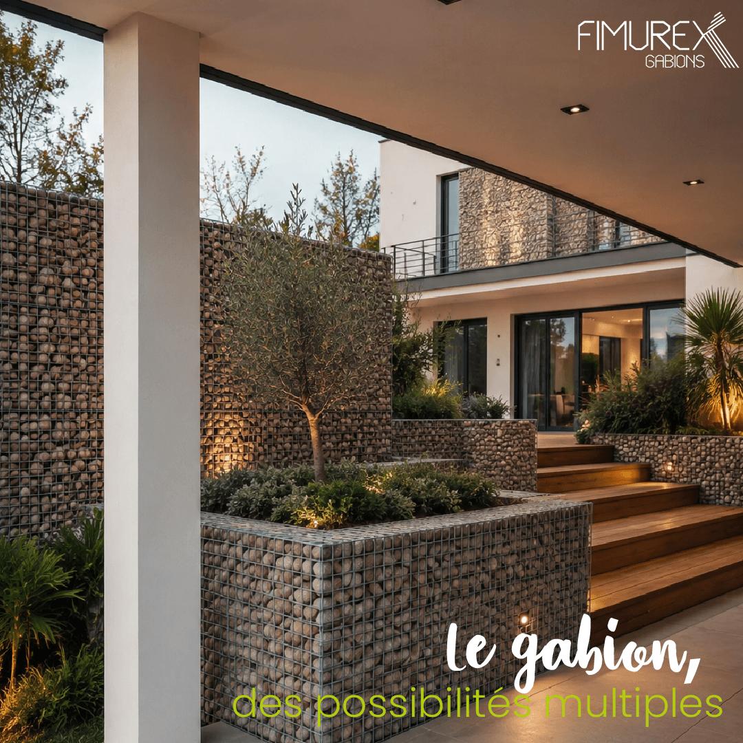 Le gabion sous toutes ses formes pour vos am&eacute;nagements ext&eacute;rieurs