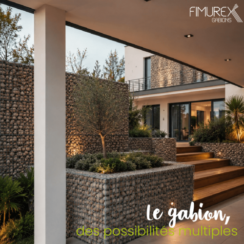 Le gabion sous toutes ses formes pour vos am&eacute;nagements ext&eacute;rieurs