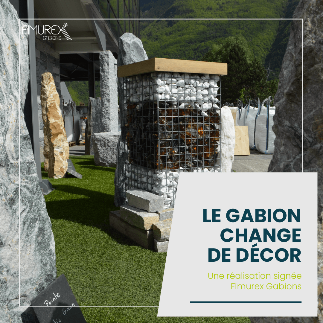Le gabion, un &eacute;l&eacute;ment d&eacute;co &agrave; part enti&egrave;re
