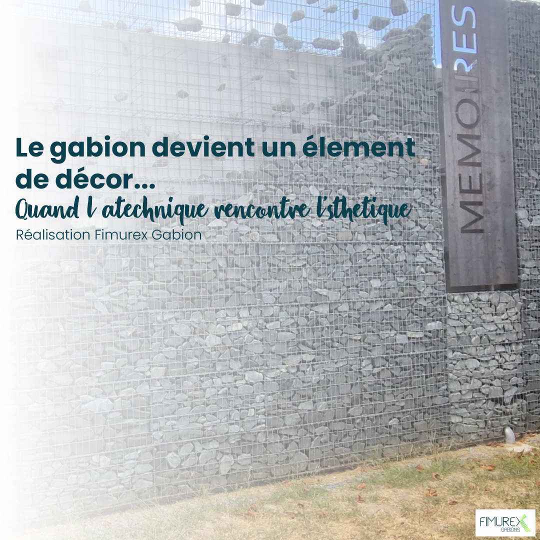 Le gabion devient un v&eacute;ritable &eacute;l&eacute;ment de d&eacute;cor