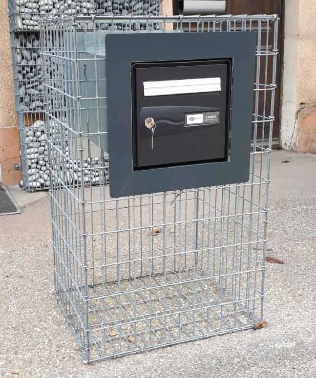 Boîte aux lettres gabion – Boîte aux lettres moderne – Fimurex Gabions Boîte aux lettres gabion – Boîte aux lettres moderne – Fimurex Gabions